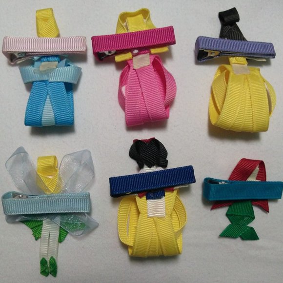 Handmade fairy tale hair clips - Picture 3 of 5